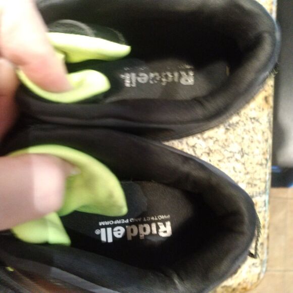 Riddell Generator Mid Lace Up Football Cleat Men's Size 13 Black Gray LD21567 - Picture 11 of 12